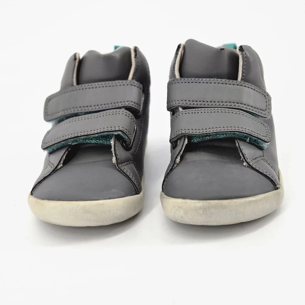 Ten Little Everyday High Top Charcoal Grey Kids Sneakers Shoes Size 8 Toddler